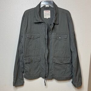 J. Crew “Broken In” Green‎ Utility Field Outerwear Jacket - XL